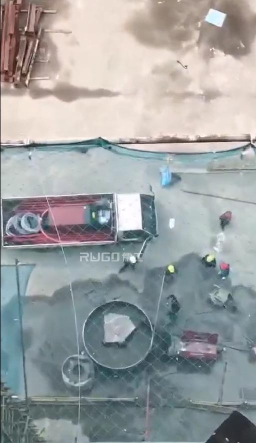 二次结构浇筑泵施工